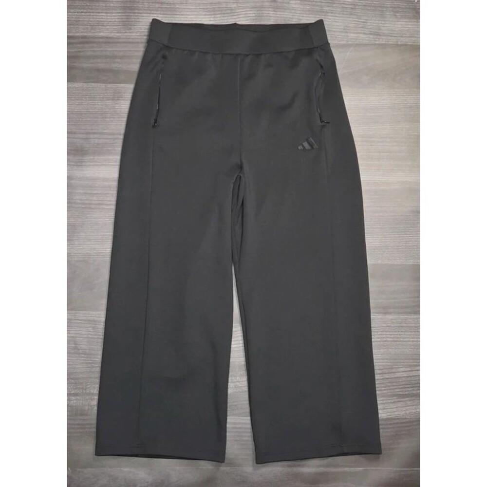 Adidas Women's Wide Leg Sweatpants Size Large Black